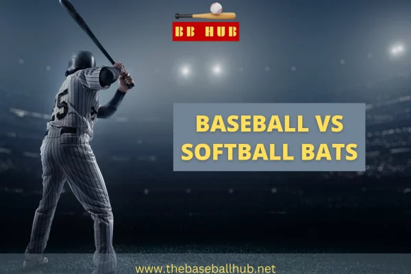 Differences between baseball and softball bats